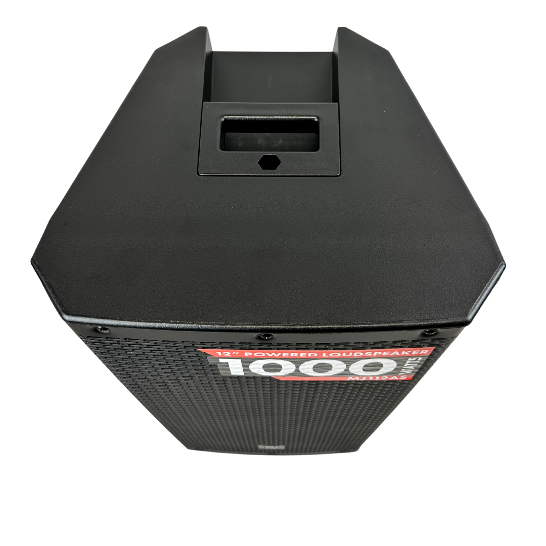 MJ Audio MJ112AS 1000W 12 inch Powered Speaker with Bluetooth