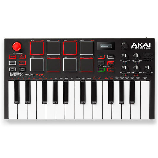 Akai Professional MPK Mini Play Compact Keyboard and Pad Controller - CBN Music Warehouse