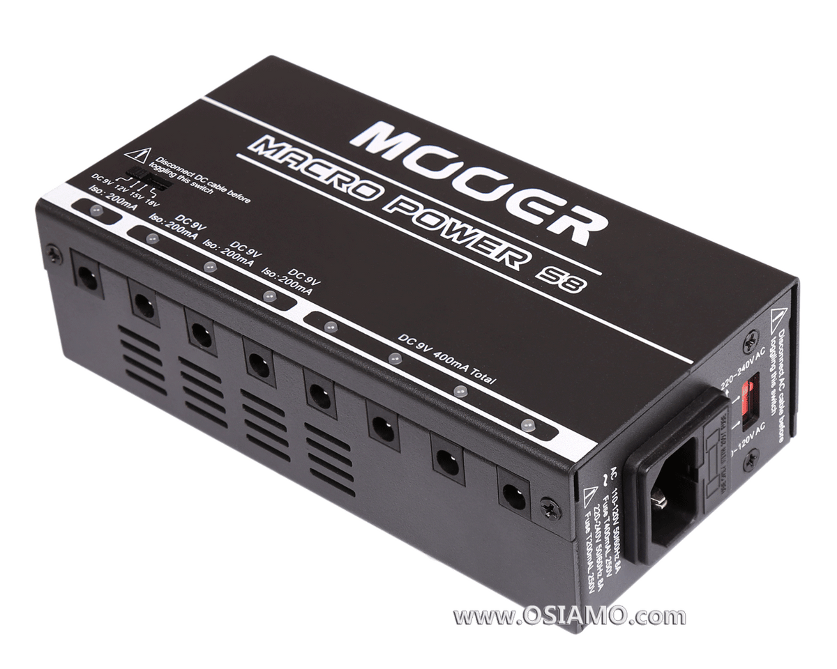Mooer Macro Power S8 Pedalboard Power Supply - CBN Music Warehouse