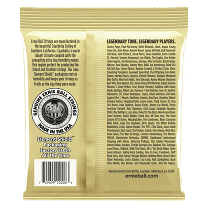 Ernie Ball 2006 Extra Light Earthwood 80/20 Bronze Acoustic Strings - .010-.050