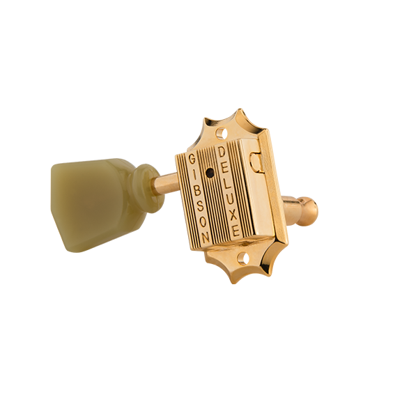 Gibson Accessories Vintage Tuning Machine Heads - Gold w/Pearloid Buttons - CBN Music Warehouse