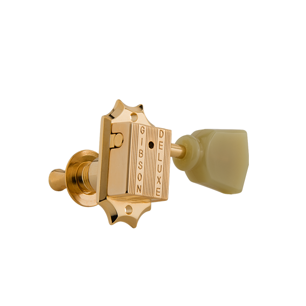 Gibson Accessories Vintage Tuning Machine Heads - Gold w/Pearloid Buttons - CBN Music Warehouse