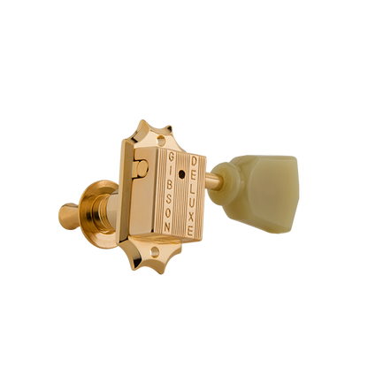 Gibson Accessories Vintage Tuning Machine Heads - Gold w/Pearloid Buttons - CBN Music Warehouse