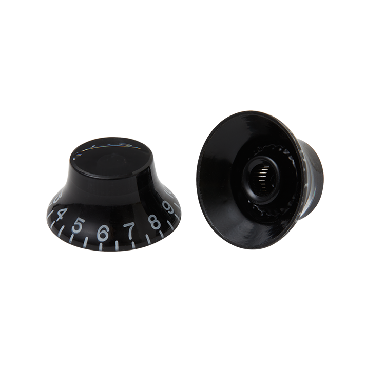 Gibson Top Hat Knobs - 4 Pack, Black - CBN Music Warehouse