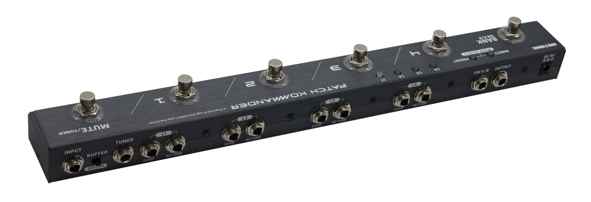 Hotone Patch Kommander 4-Channel Programmable Loop Switcher