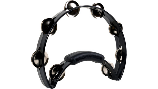 RhythmTech RT1210 Solo Tambourine, Black - CBN Music Warehouse