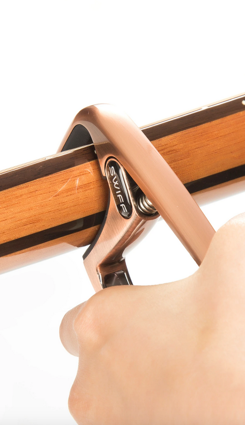 Swiff K8-C Acoustic Guitar Capo - Bronze