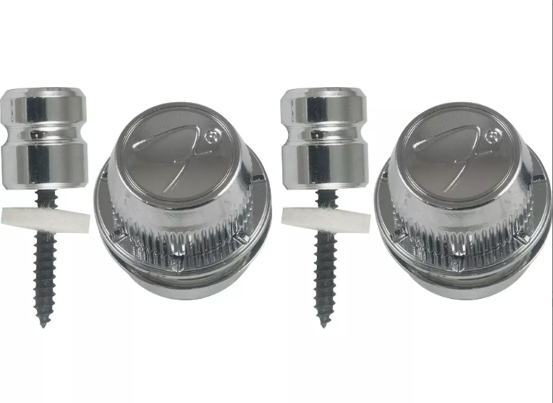 Fender F Strap Lock Chrome - CBN Music Warehouse