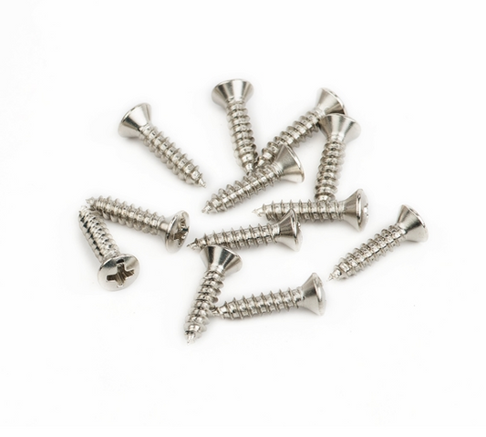 Fender Pickguard-Vintage Bridge cover Mounting Screws Nickel 0015578049 - CBN Music Warehouse