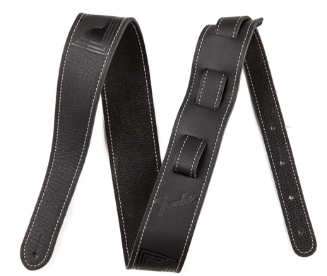 Fender® Monogram Leather Strap - CBN Music Warehouse