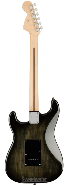 Squier Affinity Series Stratocaster Electric Guitar - Black Burst with Maple Fingerboard - CBN Music Warehouse