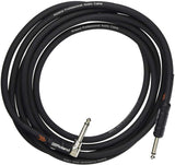 Roland Black Series 10FT Instrument Cable - ANG/STRT 1/4' JACK RIC-B10A - CBN Music Warehouse