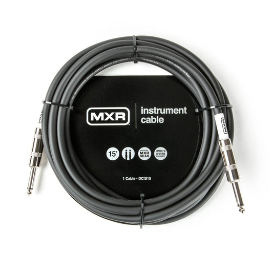 MXR DCIS15 Standard Straight to Straight Instrument Cable - 15 foot - CBN Music Warehouse