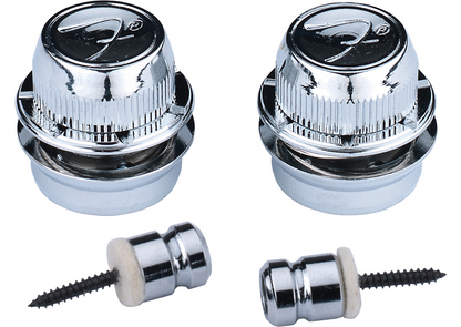 Fender F Strap Lock Chrome - CBN Music Warehouse