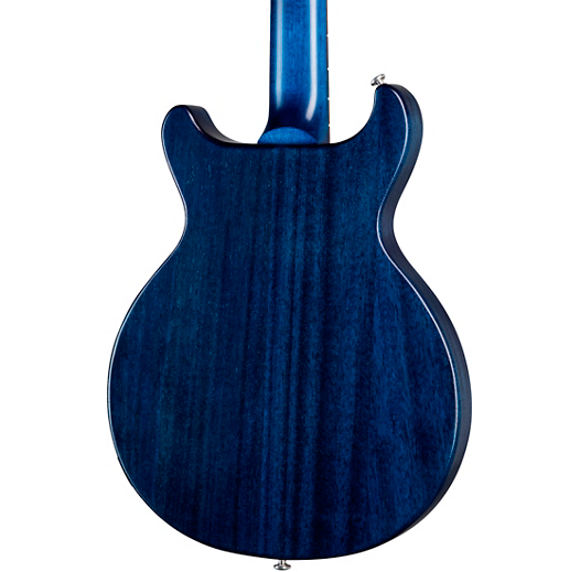Gibson LPSDT00B2CH1 Les Paul Tribute DC 2020 Worn Blue Stain - CBN Music Warehouse