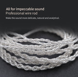 KZ Lightning Cable Plug compatible with apple devices - Replacement cable Type "C" for KZ In-Ear Compatible models