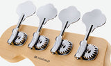 Fender Genuine Deluxe Precision / Jazz Bass Tuners Deluxe Bass Keys 4 SET - CBN Music Warehouse