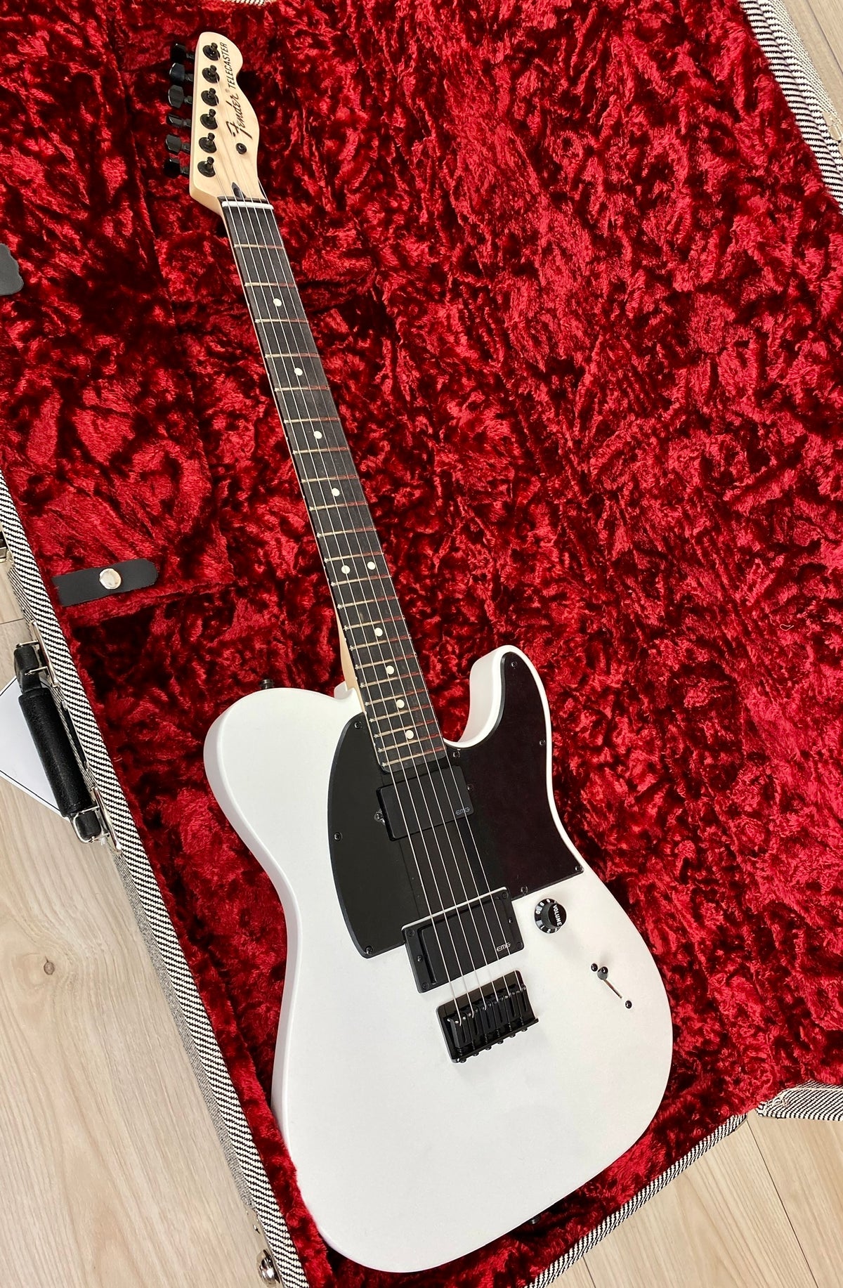 Fender Jim Root Telecaster HH - White with Ebony Fingerboard - CBN Music Warehouse