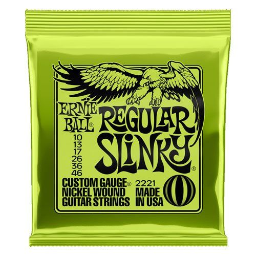 Ernie Ball 2221 Regular Slinky Nickel Wound Electric Guitar Strings - .010-.046 - CBN Music Warehouse