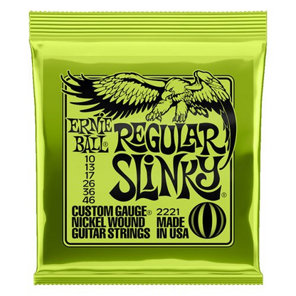 Ernie Ball 2221 Regular Slinky Nickel Wound Electric Guitar Strings - .010-.046 - CBN Music Warehouse
