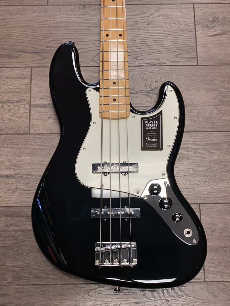 Fender Player Jazz Bass maple fingerboard - Black – CBN Music