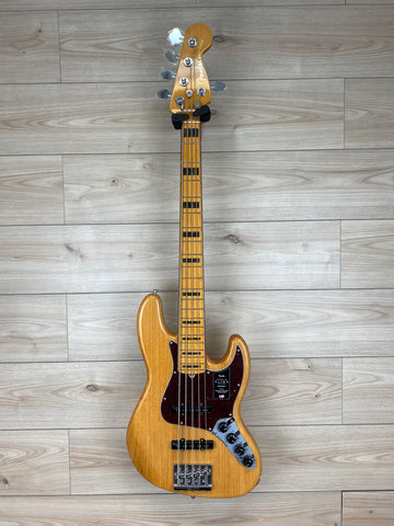 Fender American Ultra Jazz Bass® V, Aged Natural – CBN Music Warehouse
