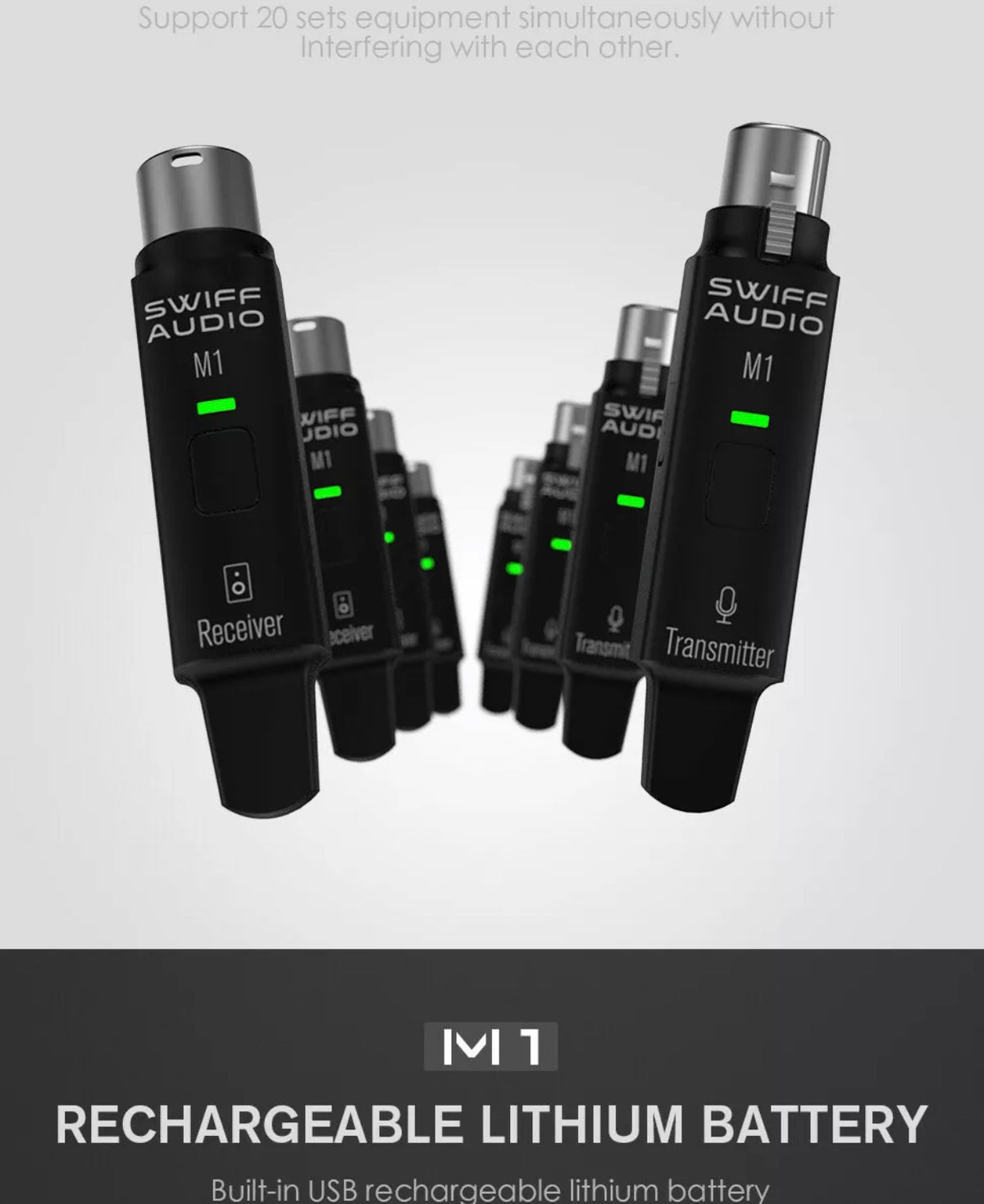 Swiff Audio M1 Wireless Microphone System transmitter - CBN Music Warehouse