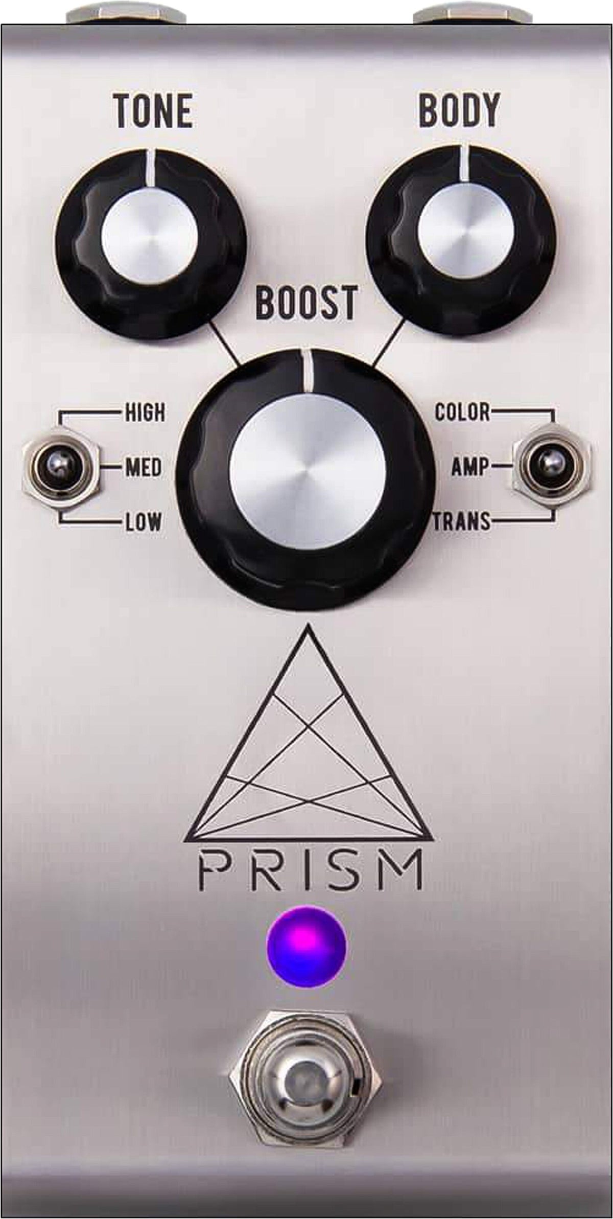 Jackson Audio PRISM Boost, Buffer, and EQ Pedal - Stainless Steel - CBN Music Warehouse
