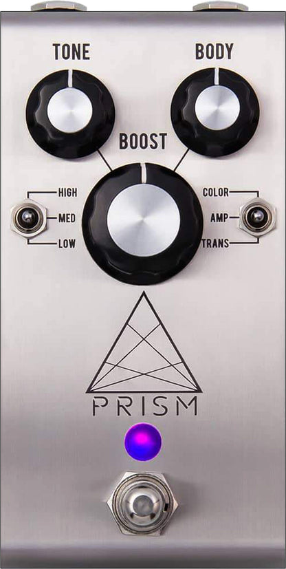 Jackson Audio PRISM Boost, Buffer, and EQ Pedal - Stainless Steel - CBN Music Warehouse
