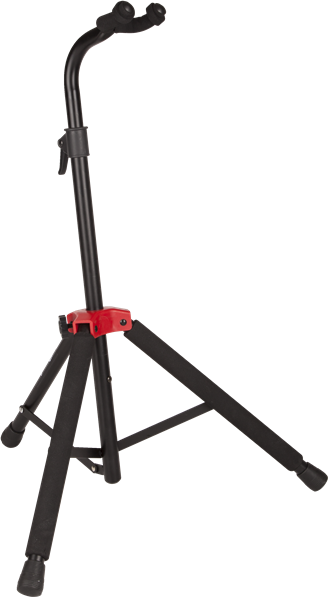 Fender Deluxe Hanging Guitar Stand, Black/Red - CBN Music Warehouse