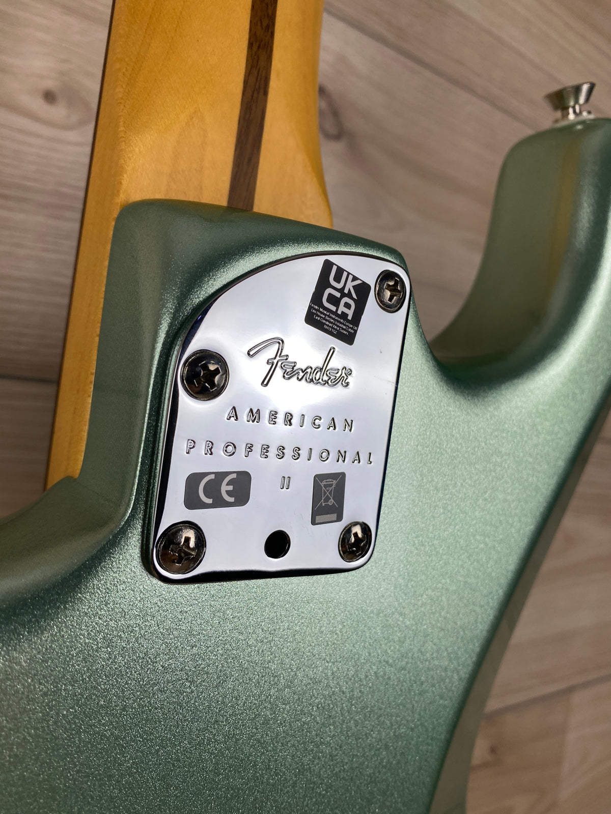 Fender American Professional II Stratocaster Electric Guitar - Mystic Surf Green with Rosewood Fingerboard