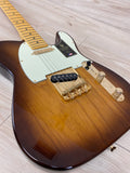 Fender 75th Anniversary Commemorative Telecaster Electric Guitar, 2-Color Bourbon Burst - CBN Music Warehouse