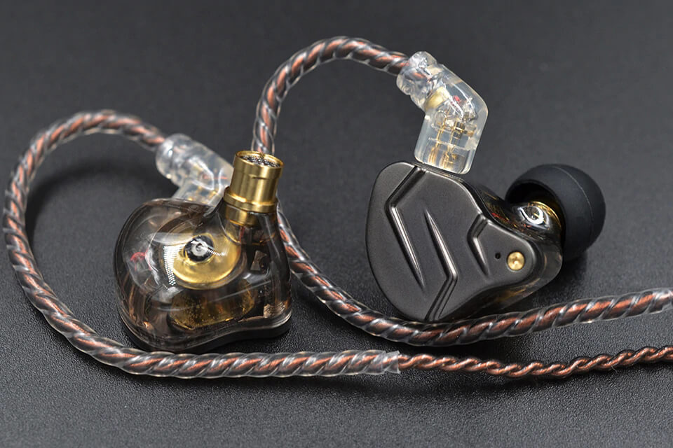 KZ ZSN Pro BUNDLE - in Ear Earphones (No Mic, Grey) + Genuine KZ ABS Case - CBN Music Warehouse