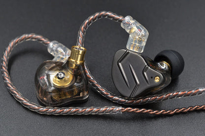 KZ ZSN Pro BUNDLE - in Ear Earphones (No Mic, Grey) + Genuine KZ ABS Case - CBN Music Warehouse