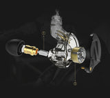 KZ ZSN PRO X Dual Driver 1BA+1DD Hybrid Metal In-Ear Monitor Earbuds - No Mic Black - CBN Music Warehouse