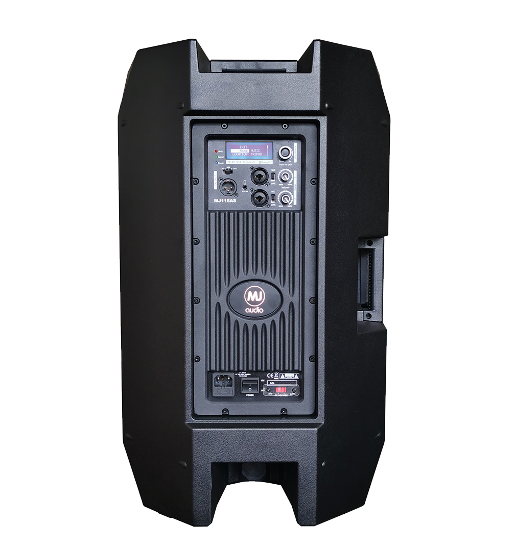 MJ Audio MJ112AS 1000W 12 inch Powered Speaker with Bluetooth