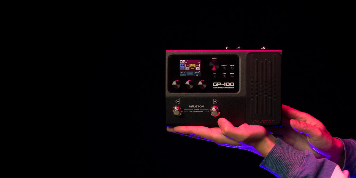 Valeton GP-100 Multi-Effects Processor Amp & Cab Sim Pedal and Interface - CBN Music Warehouse