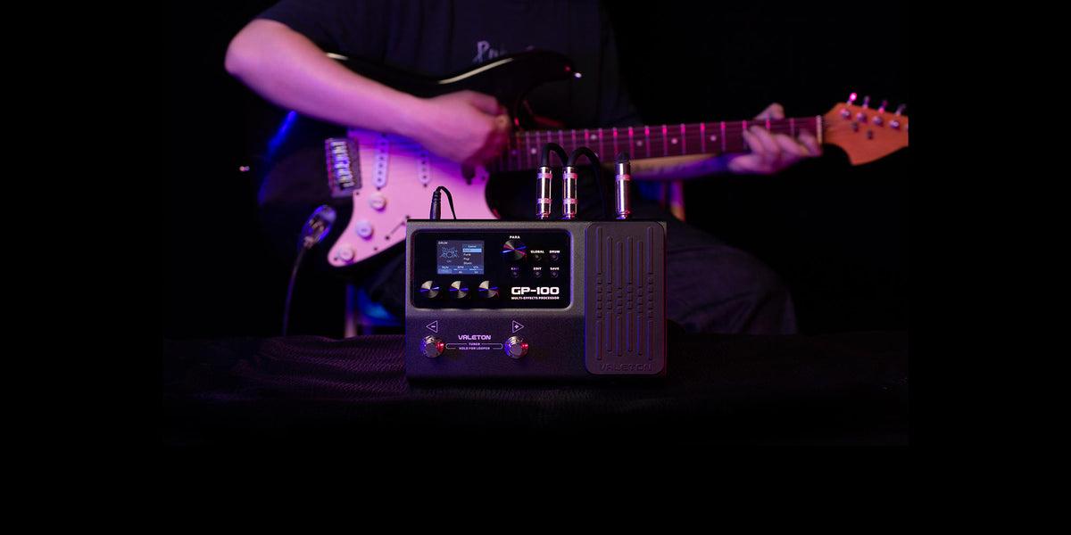 Valeton GP-100 Multi-Effects Processor Amp & Cab Sim Pedal and Interface - CBN Music Warehouse