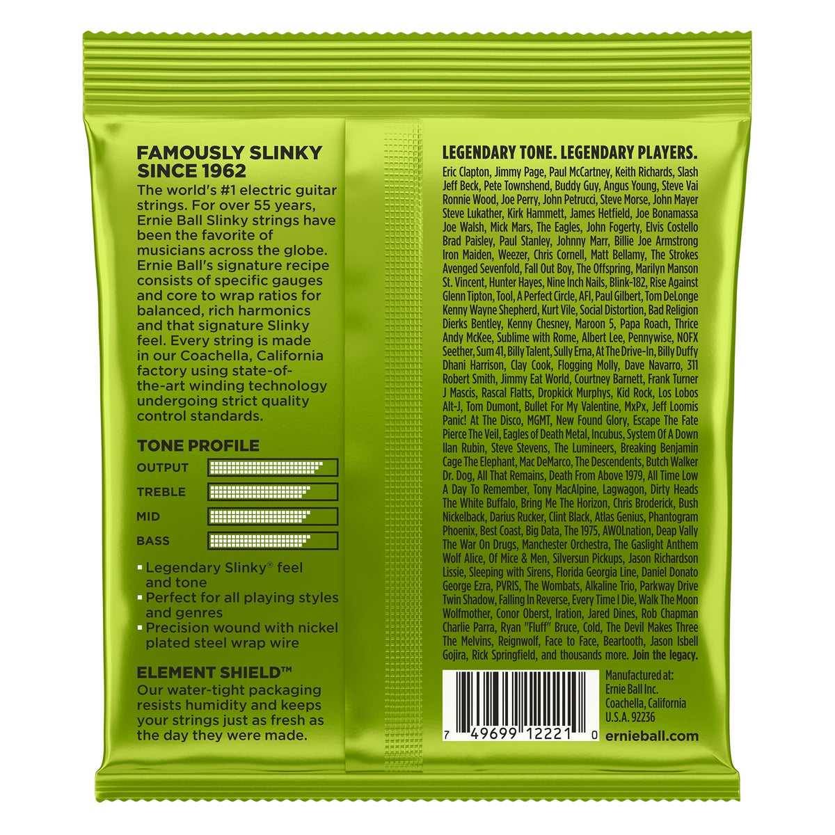 Ernie Ball 2221 Regular Slinky Nickel Wound Electric Guitar Strings - .010-.046 - CBN Music Warehouse
