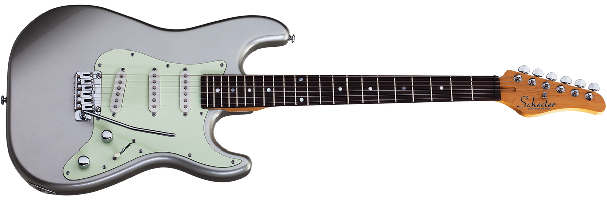 Schecter Nick Johnston Traditional Atomic Silver - CBN Music Warehouse