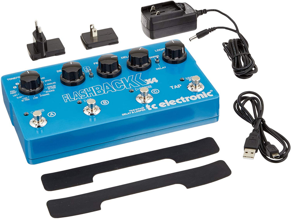 tc delay pedal TC Electronic Flashback X4 Delay and Looper Pedal