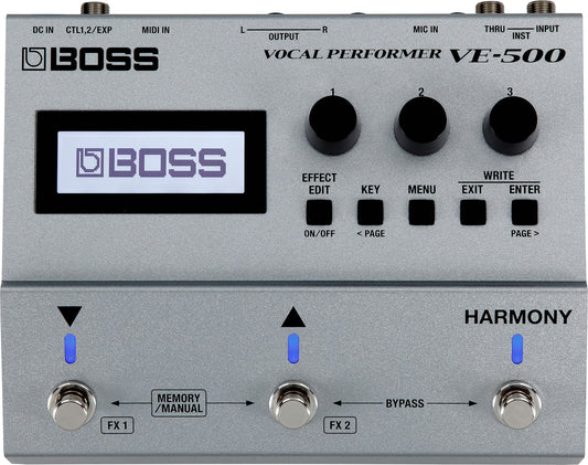 Boss VE-500 Vocal Performer Pedal - CBN Music Warehouse
