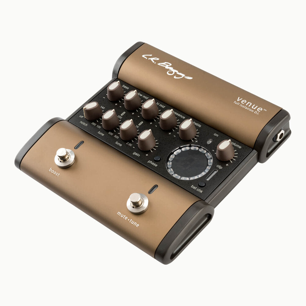 LR Baggs Venue DI Acoustic Guitar Preamp / DI / EQ / Tuner Pedal - CBN Music Warehouse